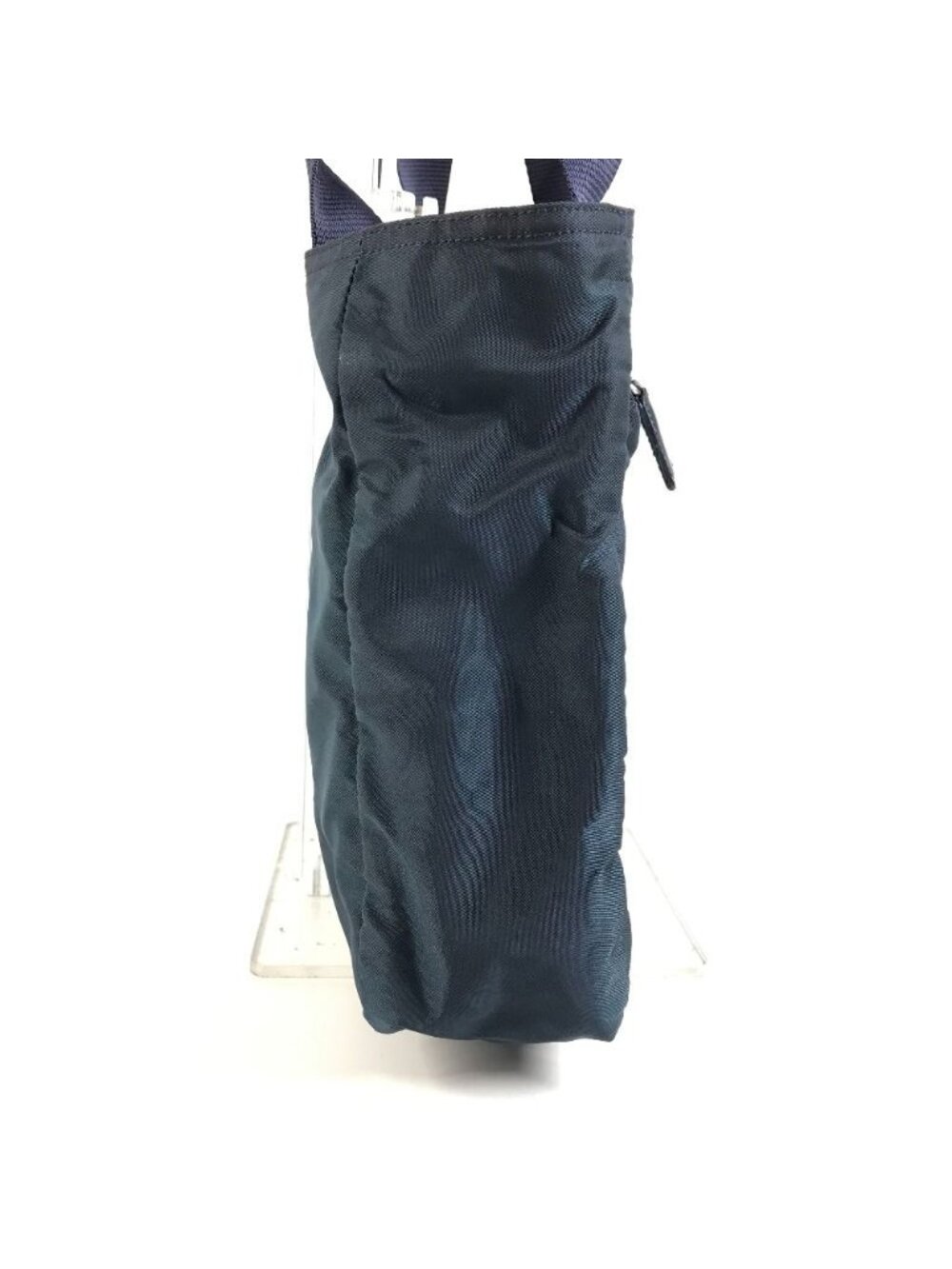 Prada Shoulder Bag Triangle Logo Nylon Navy - Picture 3 of 9